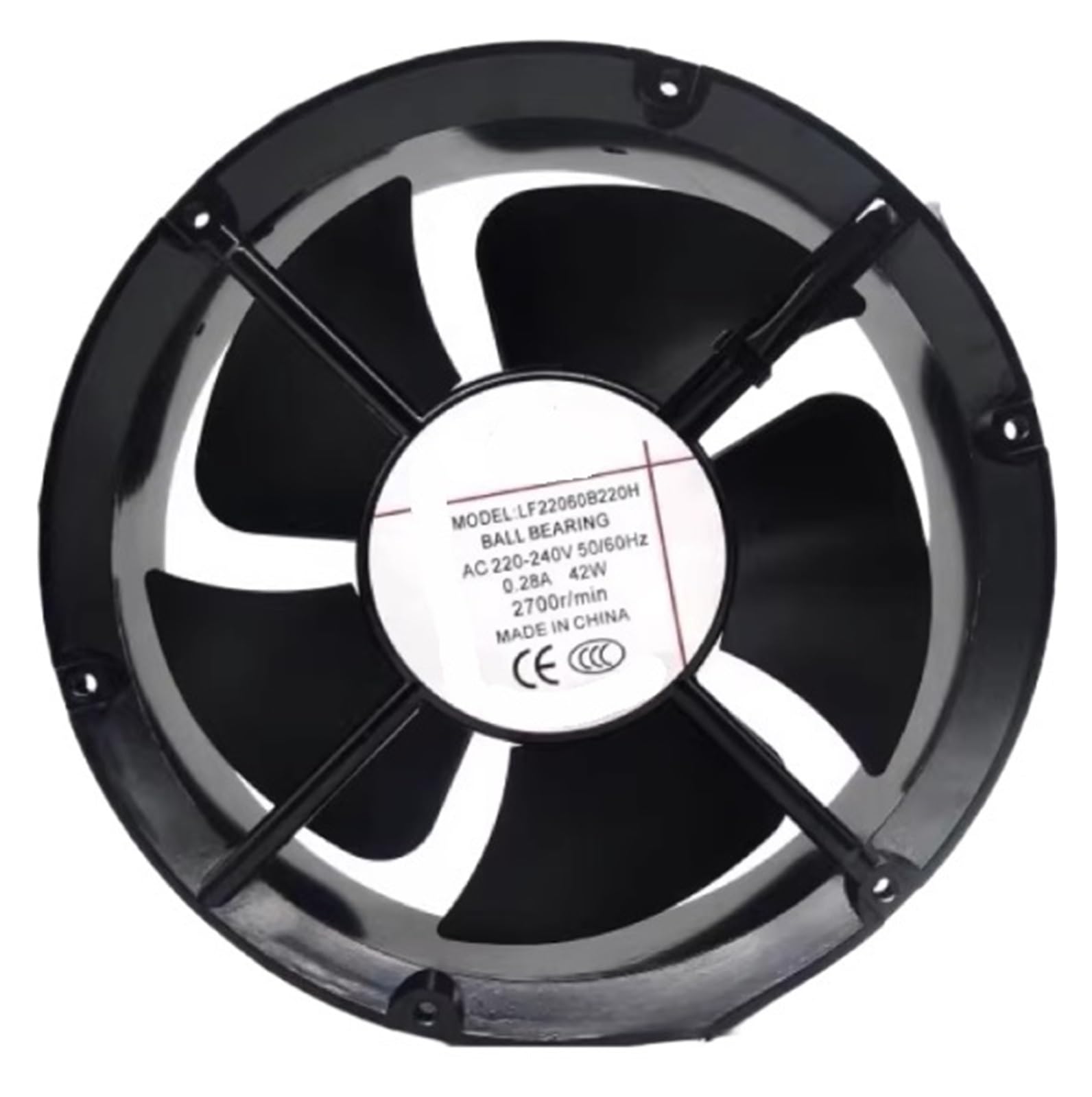 CXDFRSER Fan LF22060B220H AC220V 22060 22cm 2 wire cooling fan