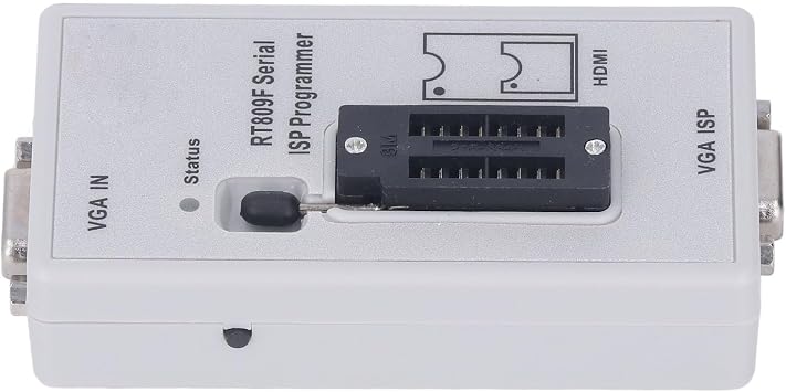 RT809F Multifunctional ISP Programmer, Read Write Flash Programmer SPI FLASH, EEPROM, NOR FLASH, Easy Use, Portable, Compatible, with Universal Adapter for Reduced Cost
