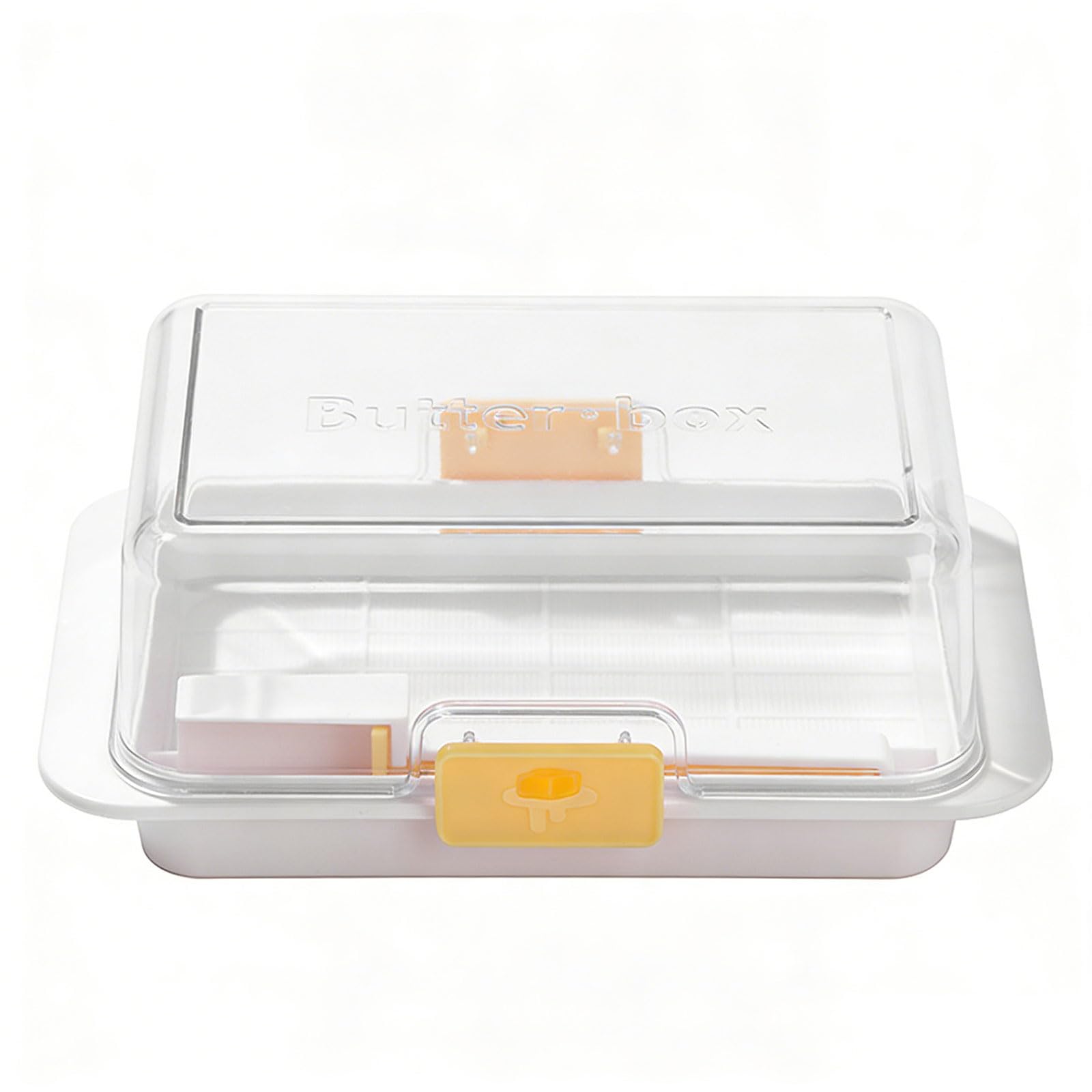 JSGHGDF Multifunctional Butter with Lid Cheese Slicer Container Dishwasher Safe Food Preservation Party Treat Planner