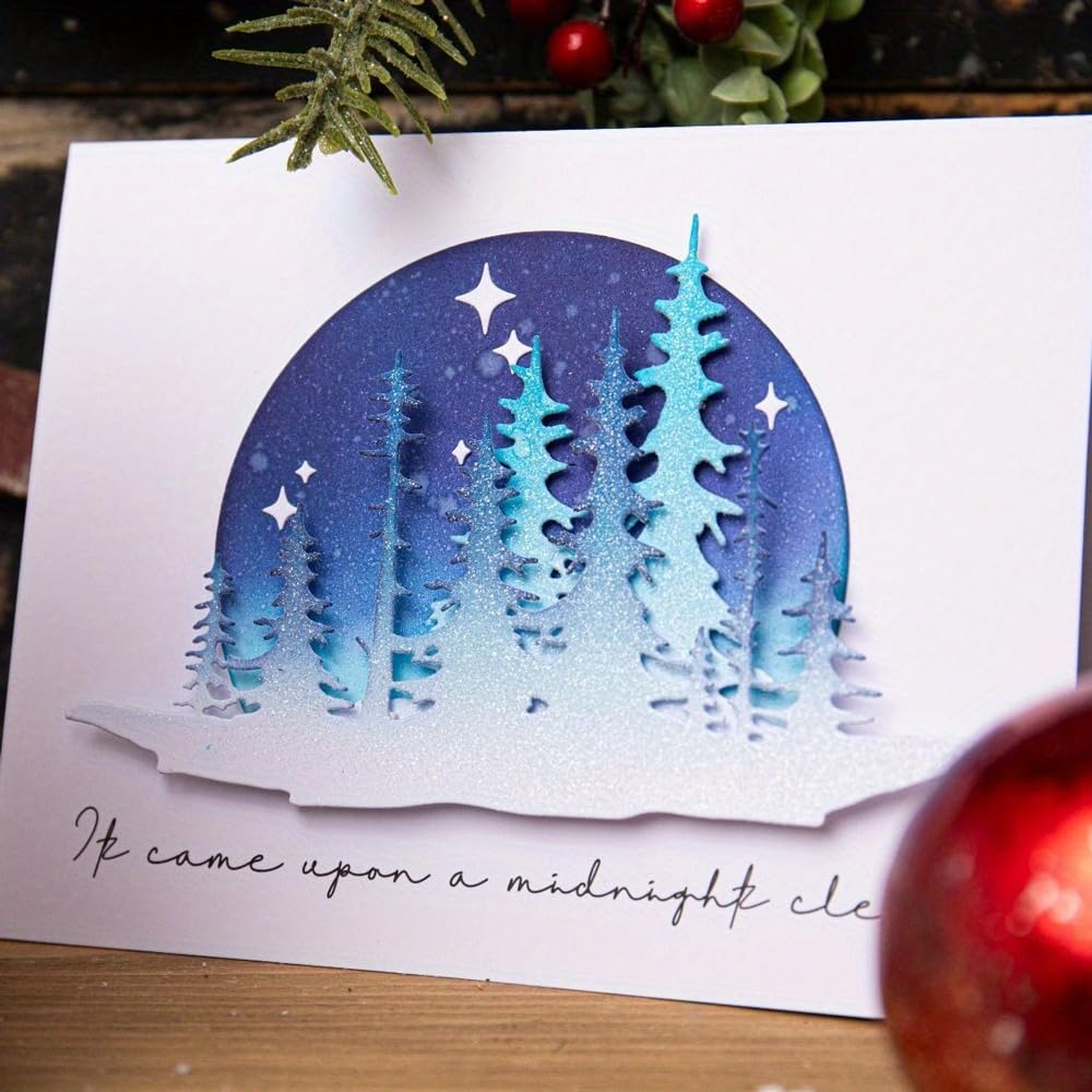 Lapoo Metal Scrapbooking Die - Winter Tree Trunk -7 Lapoo Metal Scrapbooking Die - Winter Tree Trunk -7