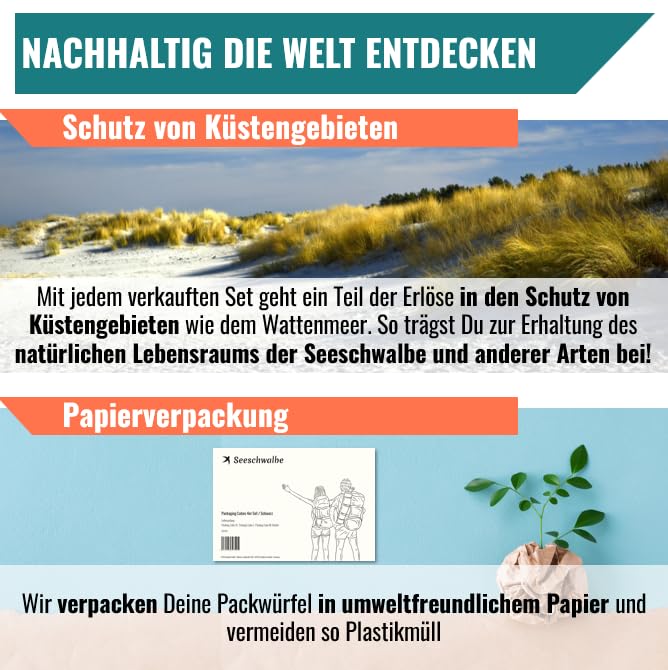 SEESCHWALBE Hüttenschlafsack Baumwolle Ultraleicht atmungsaktiv, Reiseschlafsack mit Kissenfach, grau