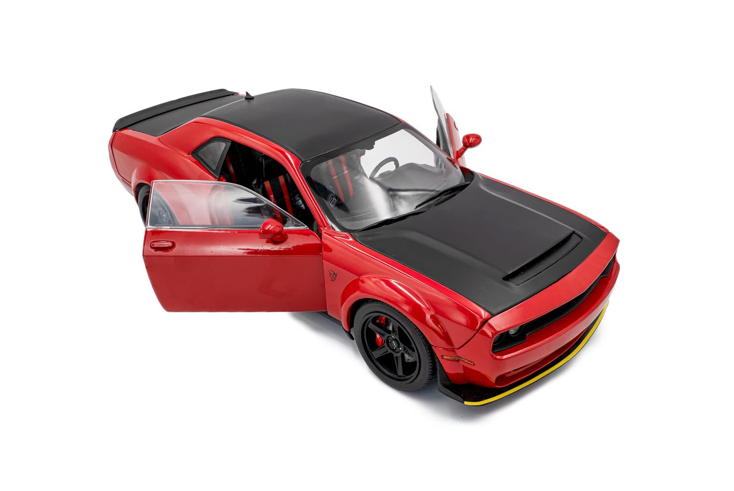 Solido Dodge Challenger Demon Modellauto 1:18 Muscle Car Rot