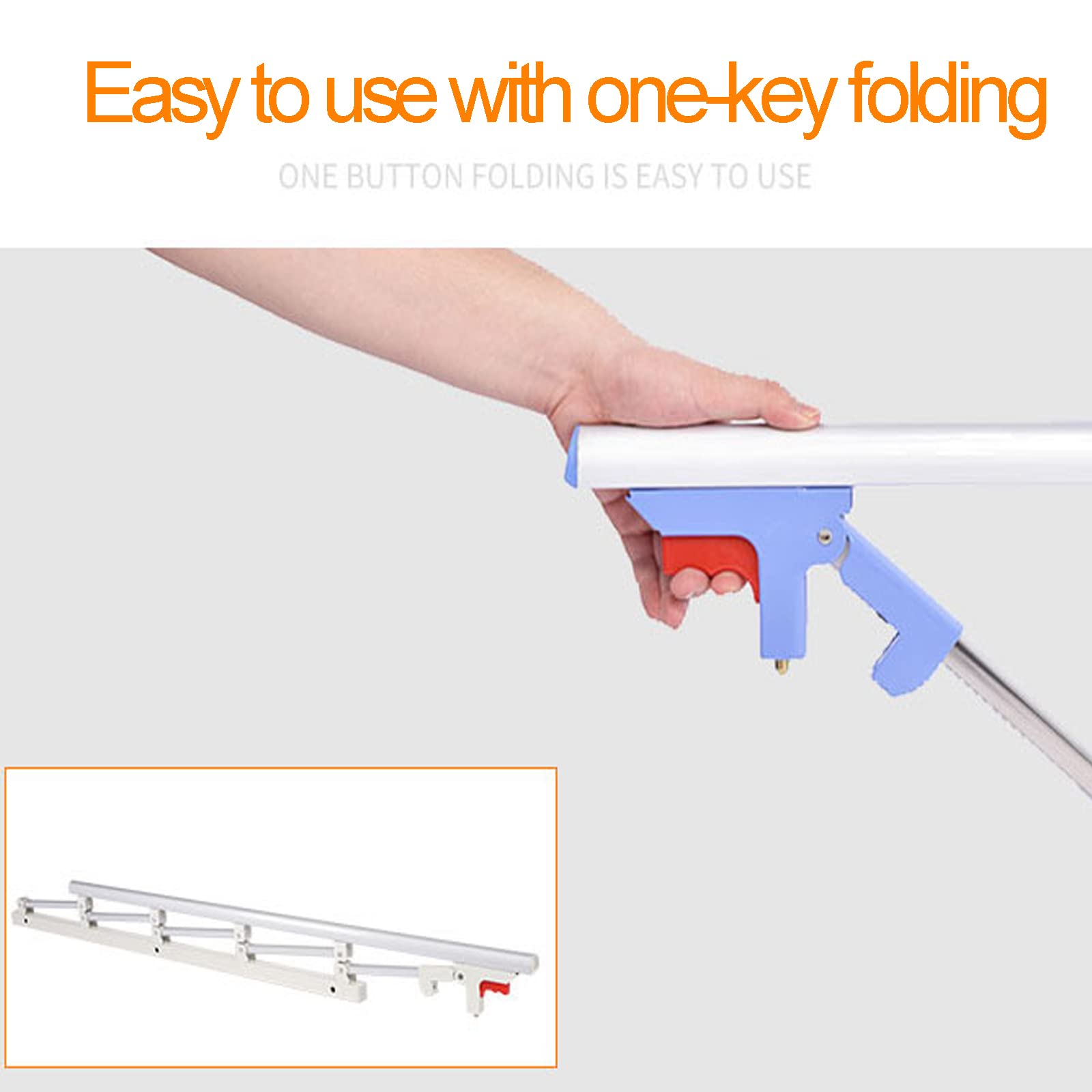 Protector de barandilla cama plegable aleación aluminio | Protector de barandilla de cama plegable de 120x36 cm: portátil for adultos mayores