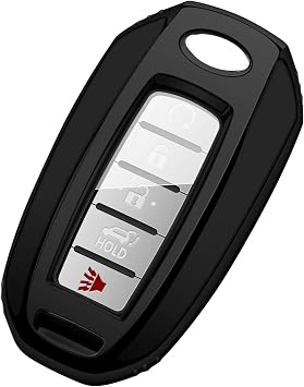 Car Key Fob Cover Compatible with Infiniti Key Case Protector Keychain Holder
