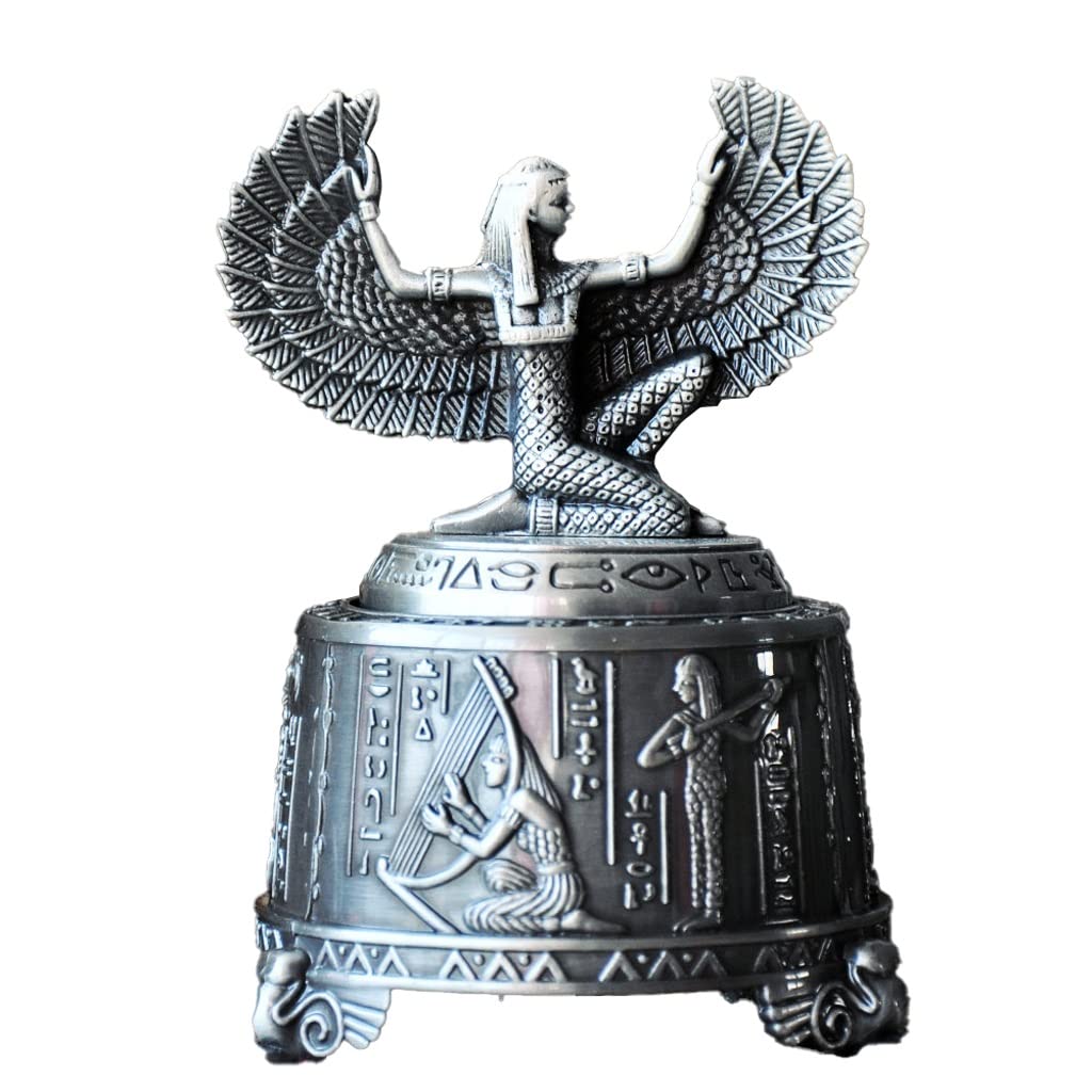 Muzyczna Pozytywka Emboss Metal Music Box, Wind Up Posąg Pudełko Muzyczne Prezenty Dla Dziewczyn Kobiety Chłopcy Urodziny Rocznicowe Kolekcje Home Decoration Dekoracyjne Pamiątki