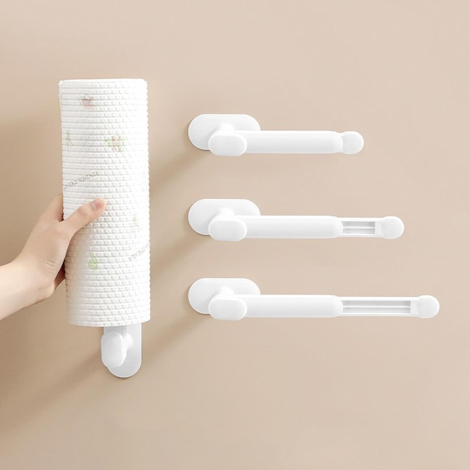 Amazon.com: 2 Pack Toilet Paper Holder, Retractable Stick on Toilet ...