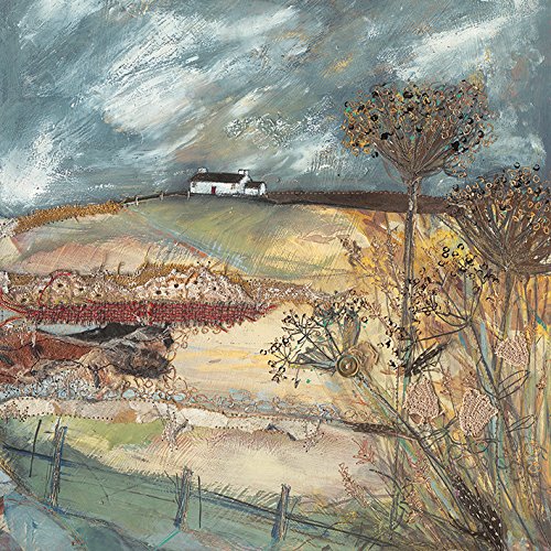 The Art Group Louise O'Hara (Along the Farm Drive) -Canvas Print 30 x 30cm, Wood, Multicolour, 30 x 30 x 1.3 cm
