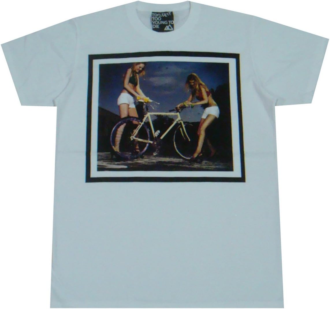 KRAFT BKK T-Shirt girl bicycle bmx bike fixed gear hustler punk retro / KB21 size M