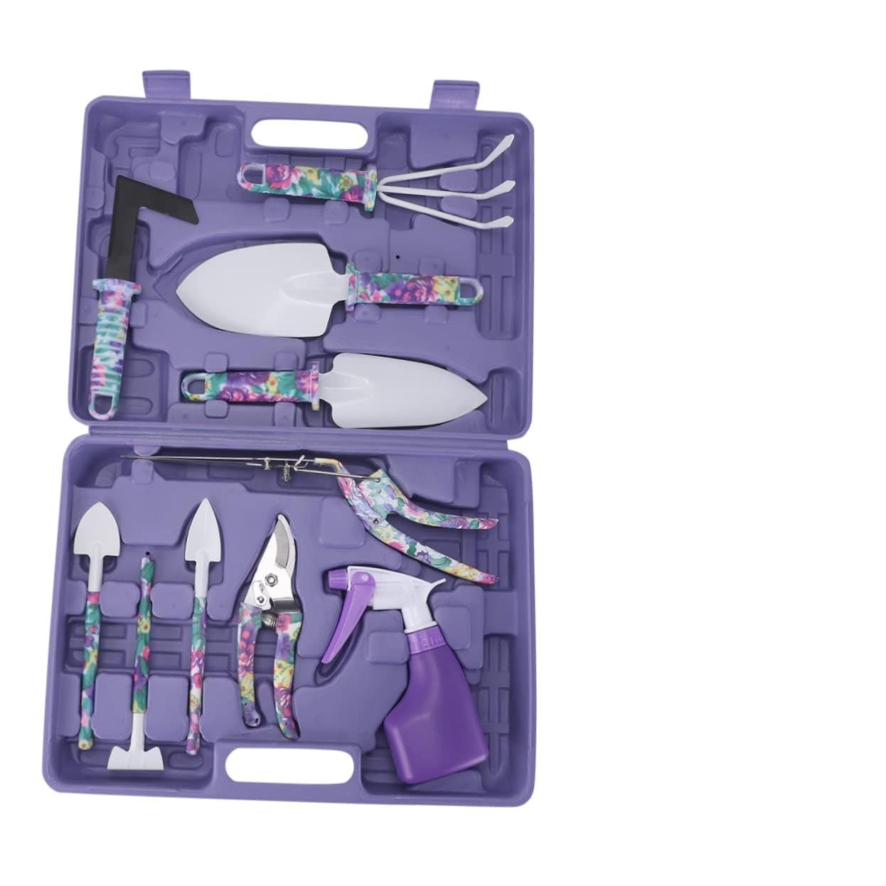 Toddmomy 10pièces Kit Outils De Jardinage à Main avec Pelle Truelle Râteau Et Cisailles pour Ameublir Le Sol Et Cultiver Légumes Et Fleurs