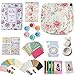 Produktbild Flylther Compatible with Fujifilm Instax Mini 9 8+ Kamera 12 in 1 Zubehr Bundles Set - weie Rose (Kameratasche/Album/Selfie Objektiv/Filter Linse/Frames/Film Aufkleber)