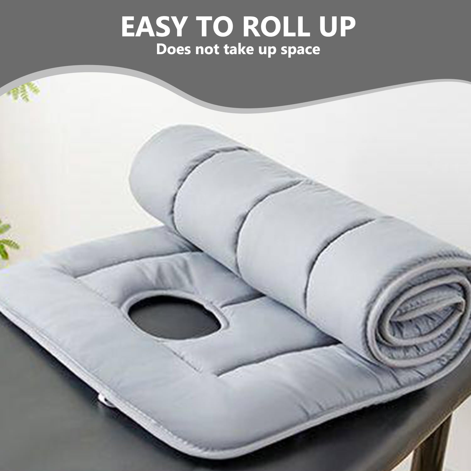 Massage Table Mattress Pad with Waterproof Bed Sheet Comfortable Lash Bed Topper Massage Spa Table Topper with Elastic Band Spa Massage Table Accessories Bed Cushion,Purple(r),60 * 185cm