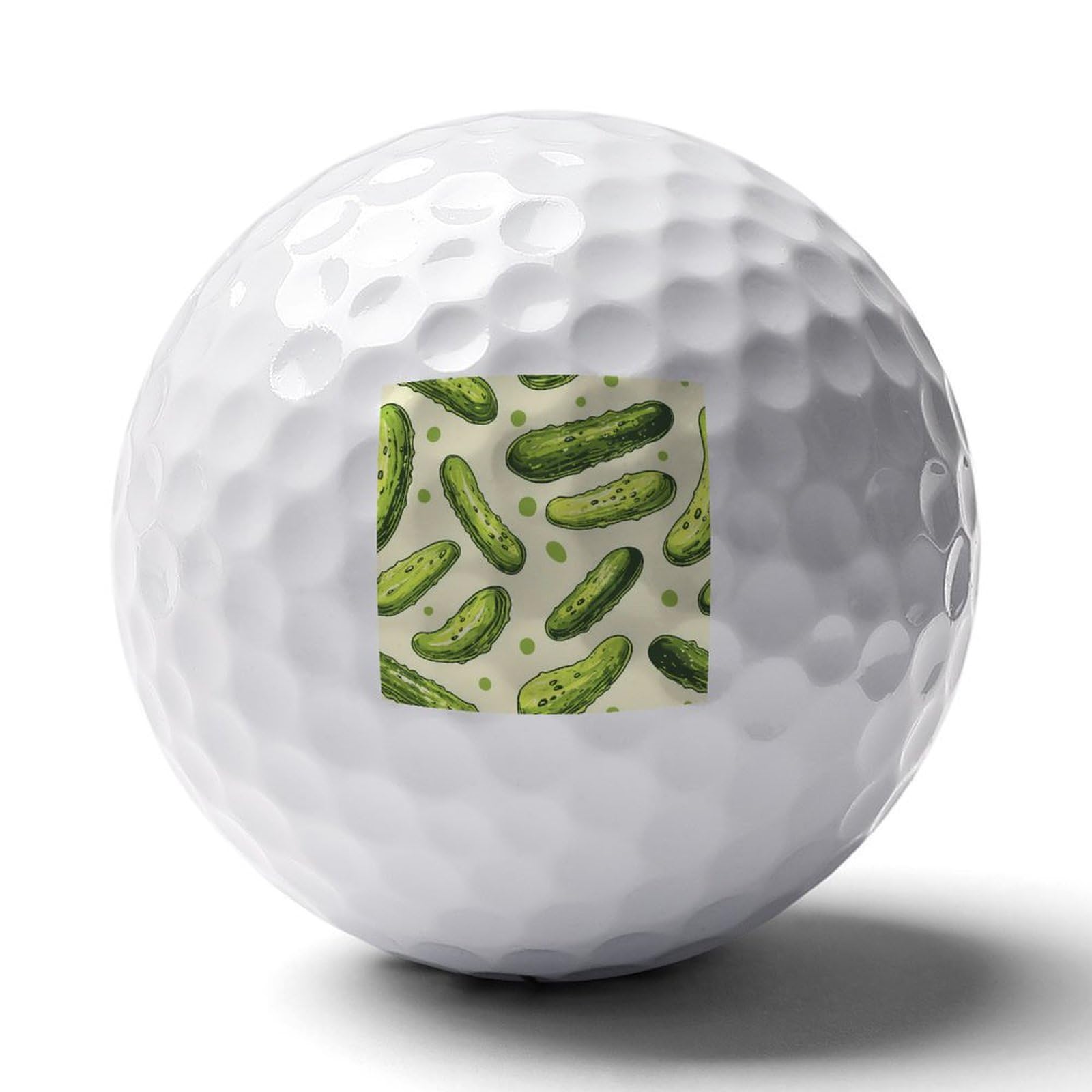 Green Pickles Cucumbers Logo Golf Balls Personalized Ball Custom for Men Women Boyfriend Husband