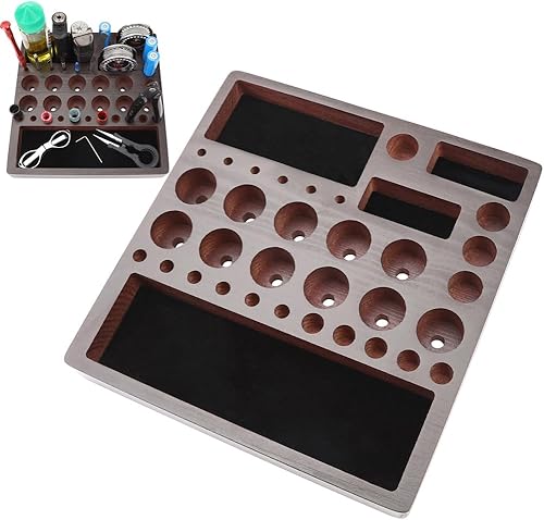 HUIZHU RDA RTA hecho a mano Soporte Exhibición DIY Bobina Tanque Bandeja Líquido Botella Soporte Soporte (9.1 x 9.1 x 1.2 in) (9.1 x 9.1 x 1.2 in)