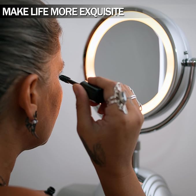 Espejo con Luz LED Doble Cara Repuesto para Maquillaje miniatura 7