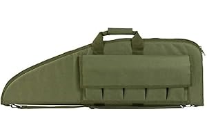 NCStar VISM Deluxe Padded Rifle Case with Multiple External Magazine Pockets