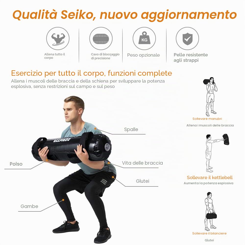 Flintronic Swing Stepper, Mini Stepper 2-in-1, Su-giù Steppers, Aqua Bag, Power Bag, per Allenamento Fitness Cardio Gambe Pancia Fianchi Casa Palestra
