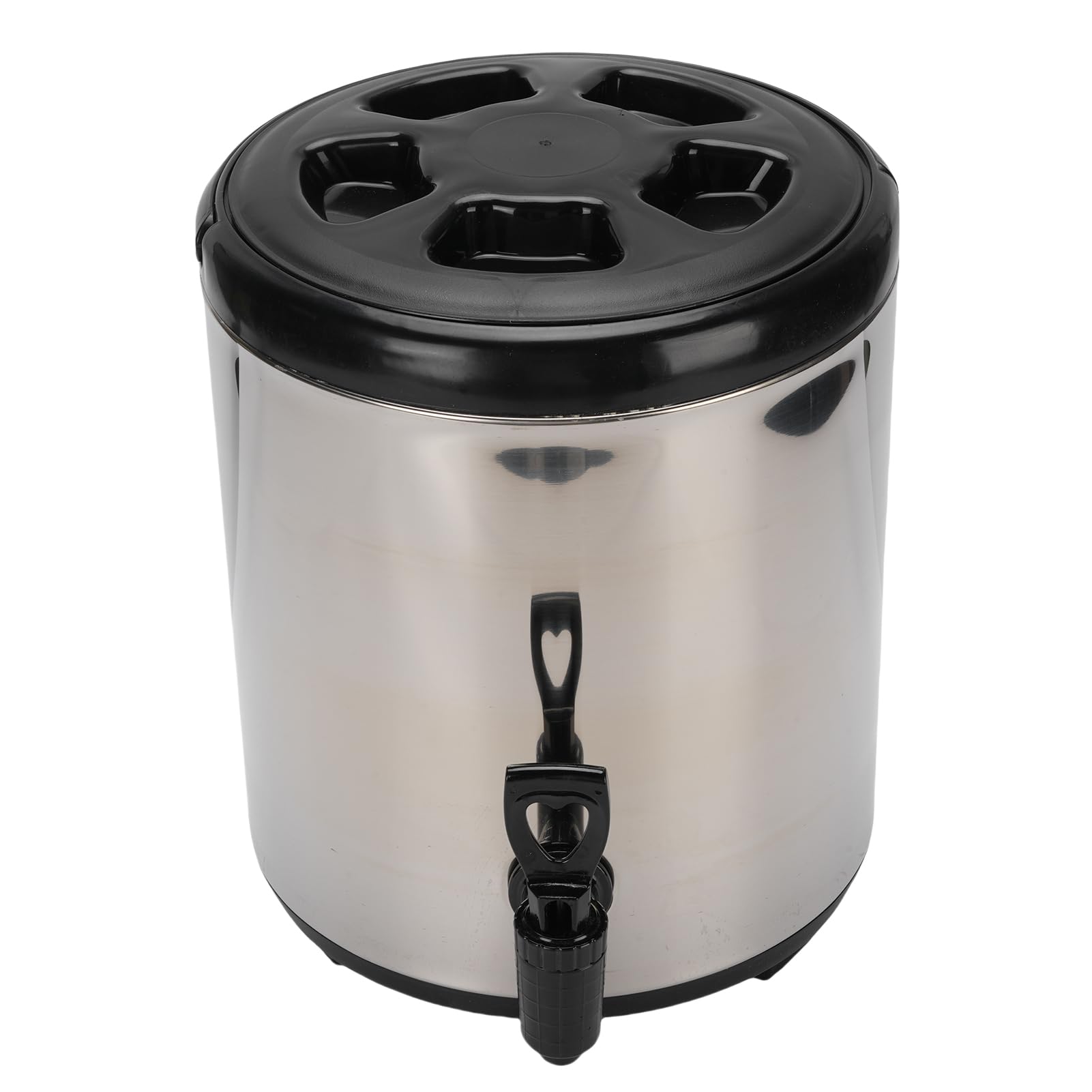 ZIZEV 6L Insulated Beverage Dispenser, 304 Stainless Steel Portable Hot and Cold Drink Dispenser for Milk Tea Juice Soup, Ideal for Family Gatherings, Catering Events or Commercial Use