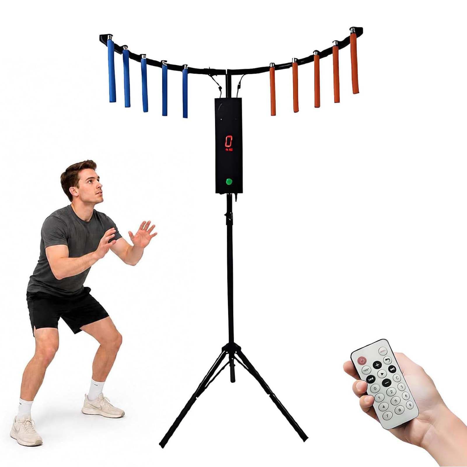 DPLWJPP Catch Stick Arcade Game Machine Portable Hand Eye Coordination Activity Reaction Speed Training Arcade Game for Party Rentals Carnivals Enhance Hand Eye Black