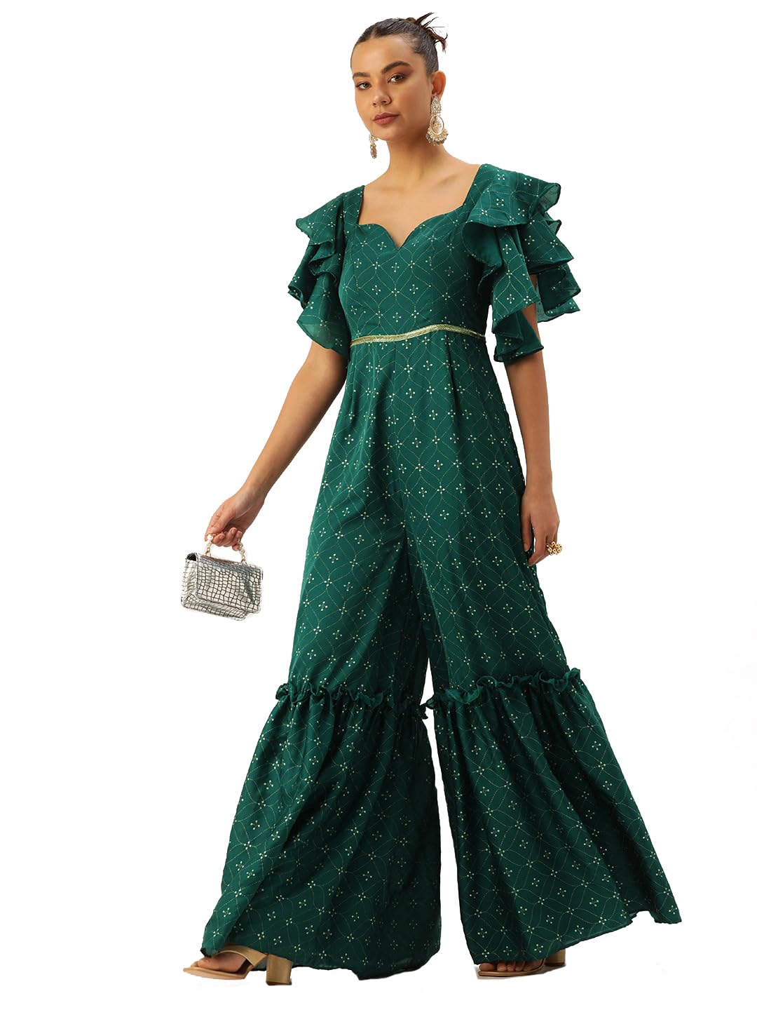 Cbazaar Jumpsuits for women, Womens jumpsuit dressy, Stylish, Fashion, Party wear jumpsuit, Wide leg pants jumpsuit for Women