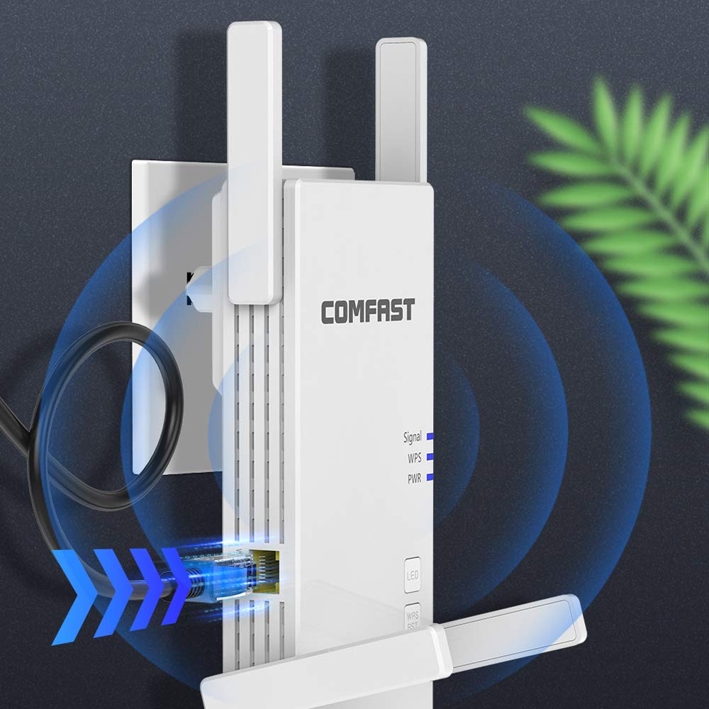 /G AC2100 Gigabit Router Ripetitore 2.4G 5G WiFi Dual-Band 2033 Mbps 4 Antenne ad Alto Guadagno più Ampio 128 M RAM Router Wireless Ripetitore WiFi