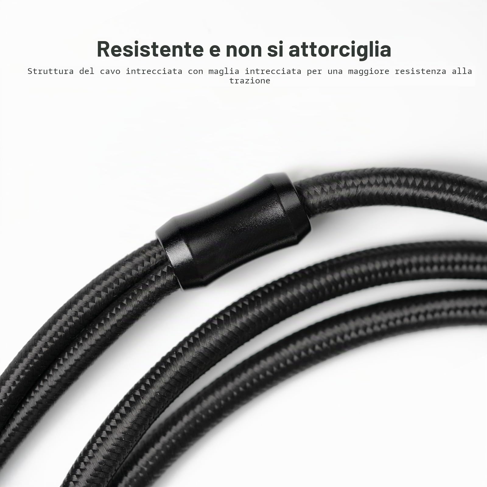 Fosi Audio Cavo doppio da 3,5 mm a 4,4 mm per cuffie magnetiche i5 Planar 1,5 m