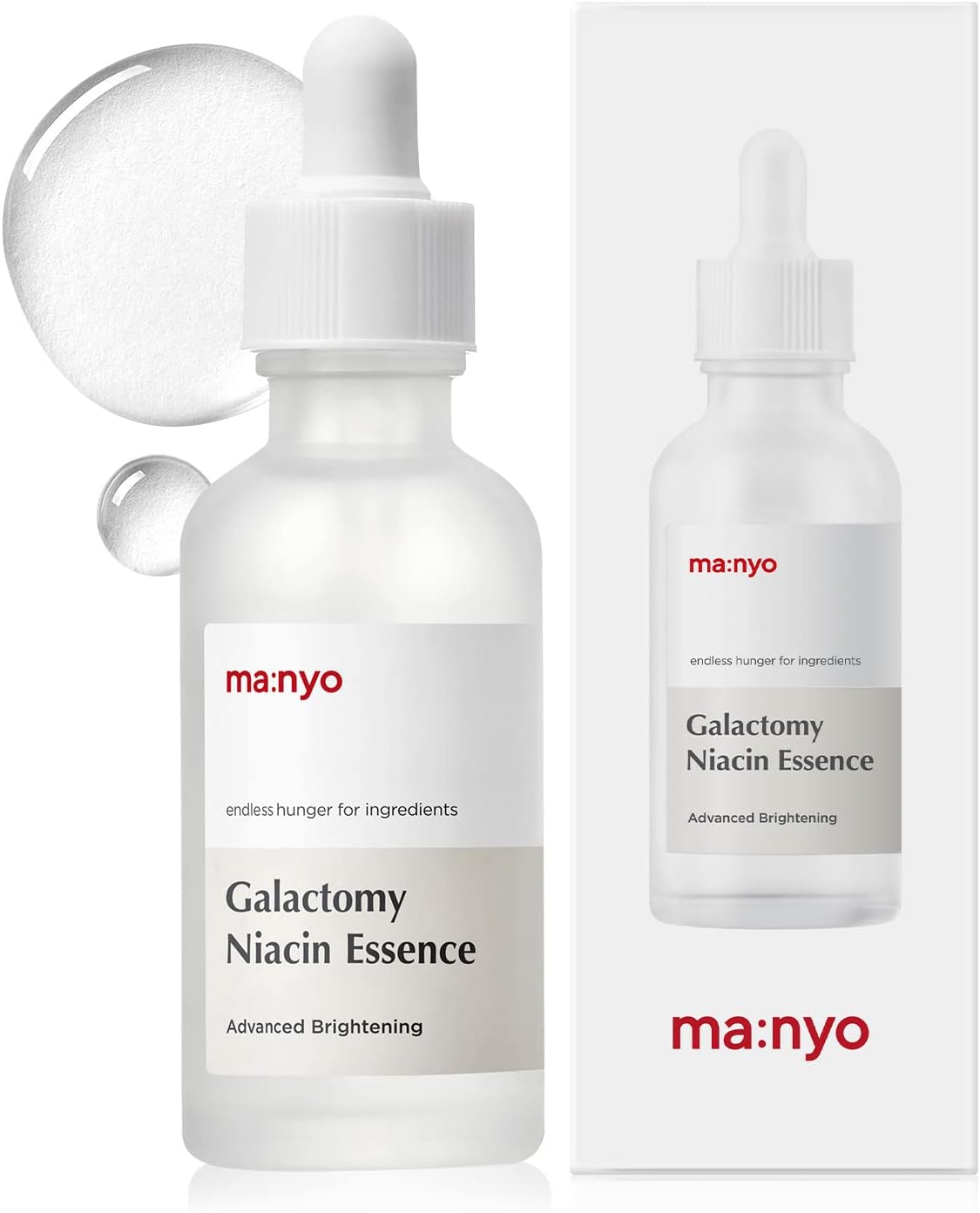 [Manyo Factory] Galactomy Niacin Essence (2019 new), 97% pure fermented galactomyces, 1.7 fl. oz