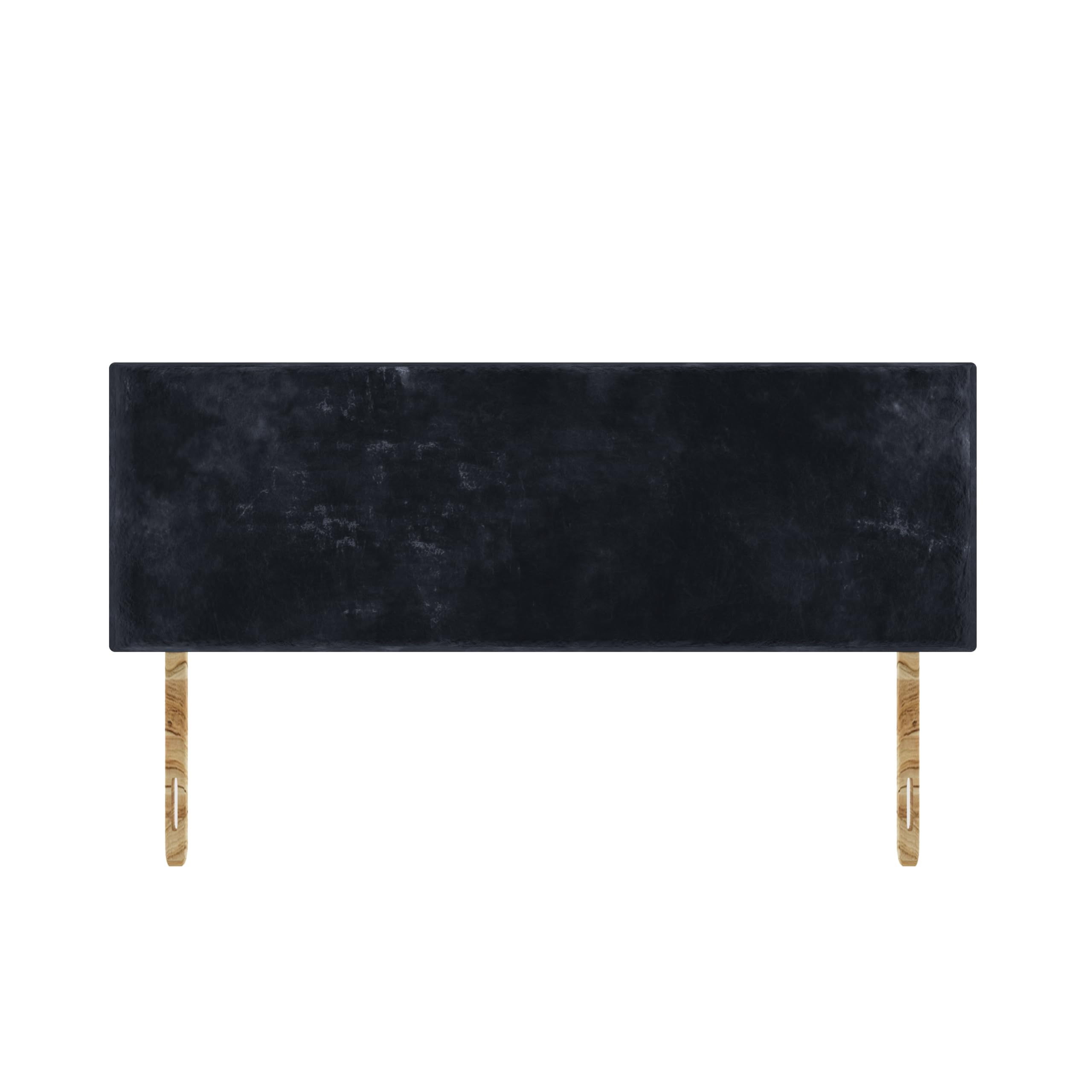 SANA SLEEP Plain Plush Velvet HeadBoard - Luxury 20" Upholstered Design for Divan Beds - Multiple Fabric Options for Bedroom and Hotel Furniture - 6FT Super King - Grey
