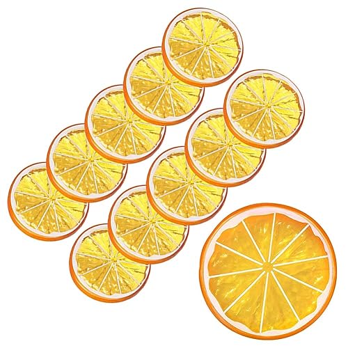 Fake Orange Slice Artificial Fruit Highly Simulation Lifelike Model for