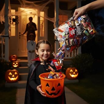 Halloween Chocolate Candy Variety Pack 2lb Bulk Halloween Candy Individually Wrapped - Assorted Candy for Trick or Treat, Party Favors, Gift Bags & Office Snacks - 2 Pounds