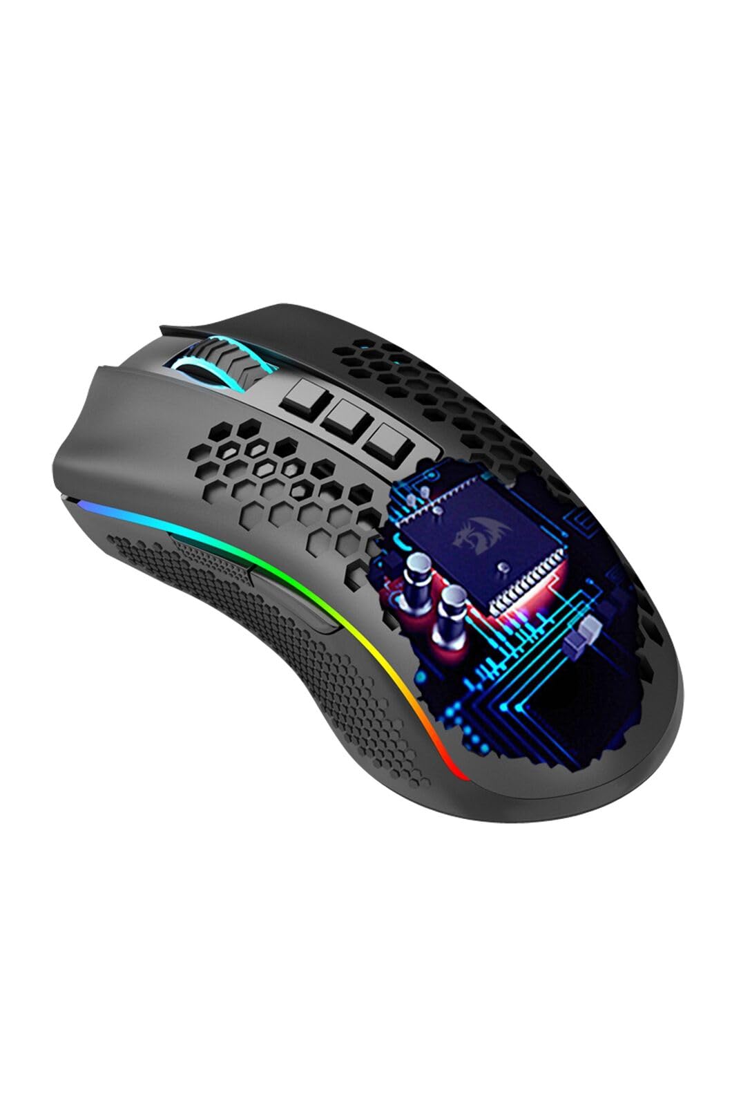 Redragon Mouse Storm Pro Souris de Jeu RVB PixArt PAW3335 16 000 DPI | RED-M808-KS
