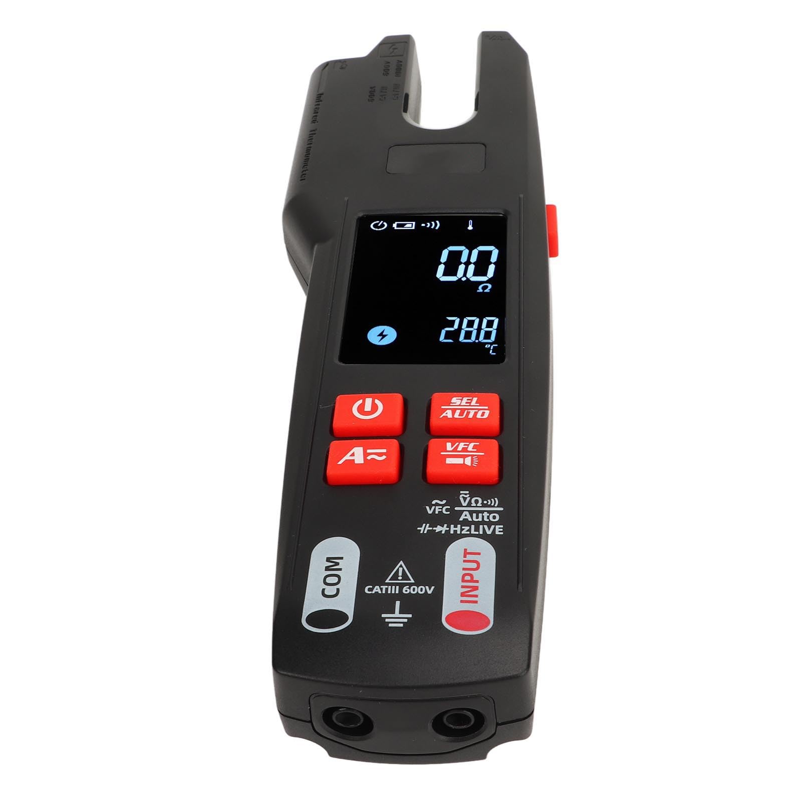 Generic Pinza Amperometrica DC AC Multimetro Digitale Ad Alta Precisione con Funzione VFC per Elettricisti e Uso Domestico ABS 1 unità