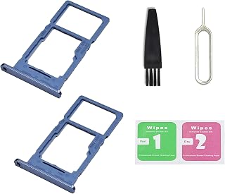 2 PCS for Galaxy A25 5G Dual SIM Card Tray Replacement, Dual SIM Card Slot Holder Compatible with Galaxy A25 5G (Optimistic Blue)