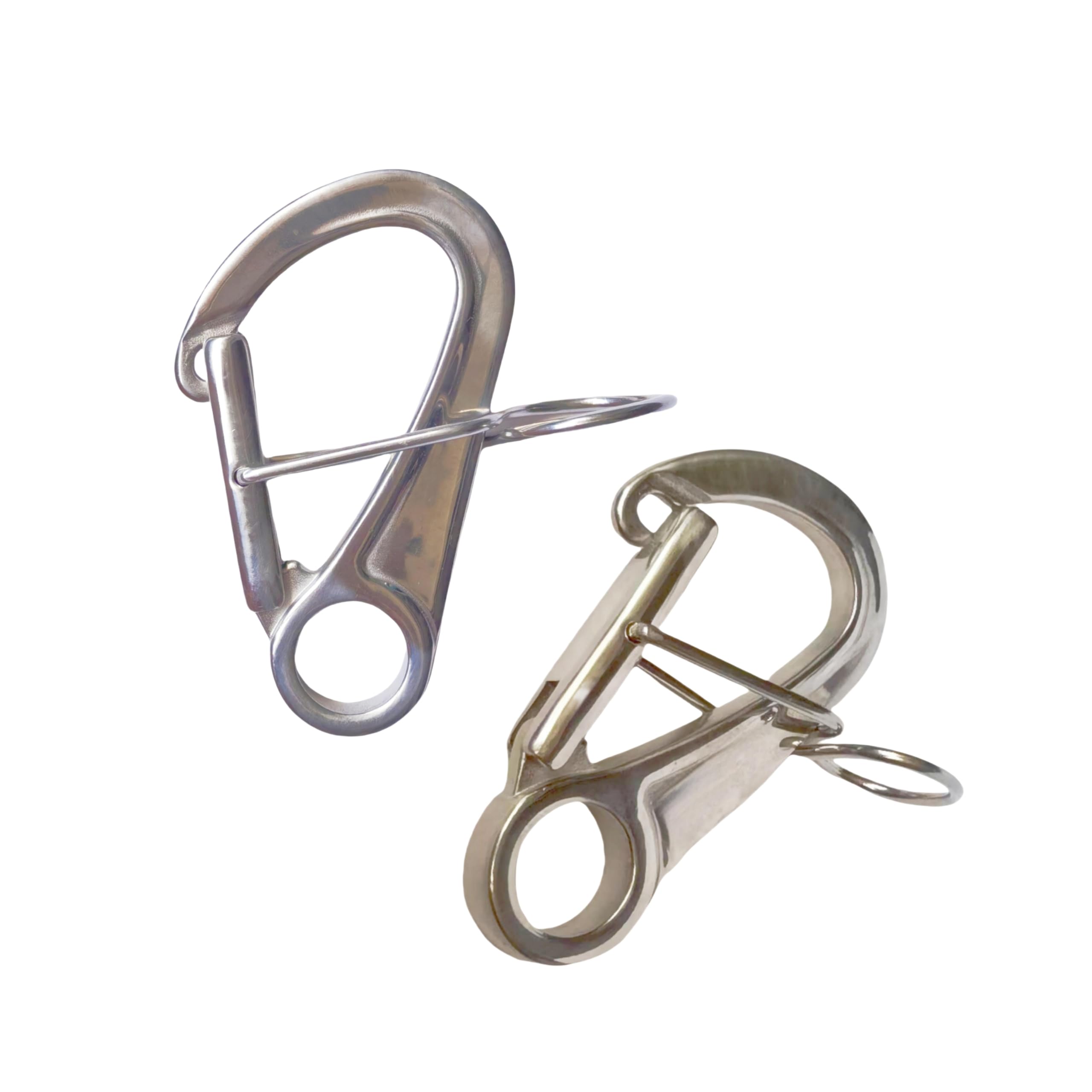 Acciaio inossidabile 316 Sicurezza Doppia Sicurezza Gancio di ormeggio, Docking e ancoraggio Attrezzature Gancio di attracco, Marine Spring Quick Snaps