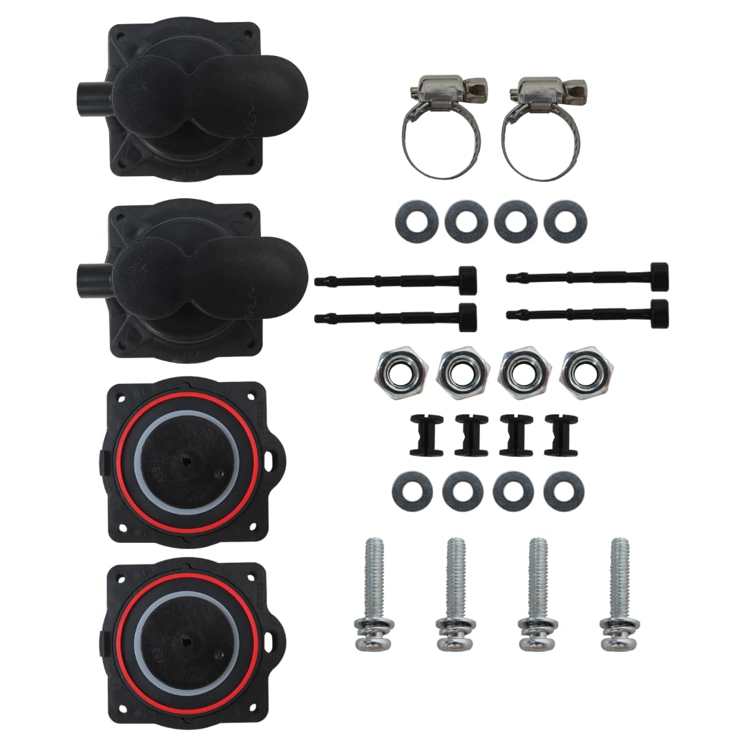 Air Pump Diaphragm Rebuild Kit for Hiblow Hp-60/Hp-80 - Easy Install Complete Set by Icelily