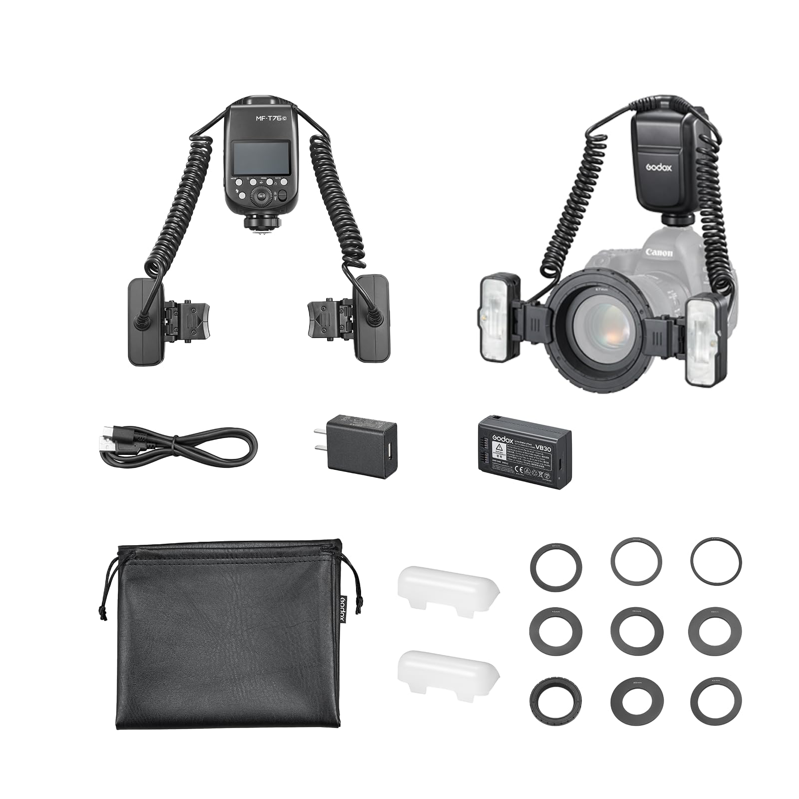 Amazon | 【Godox正規代理店】Godox MF-T76S MF-T76-S ツインストロボ