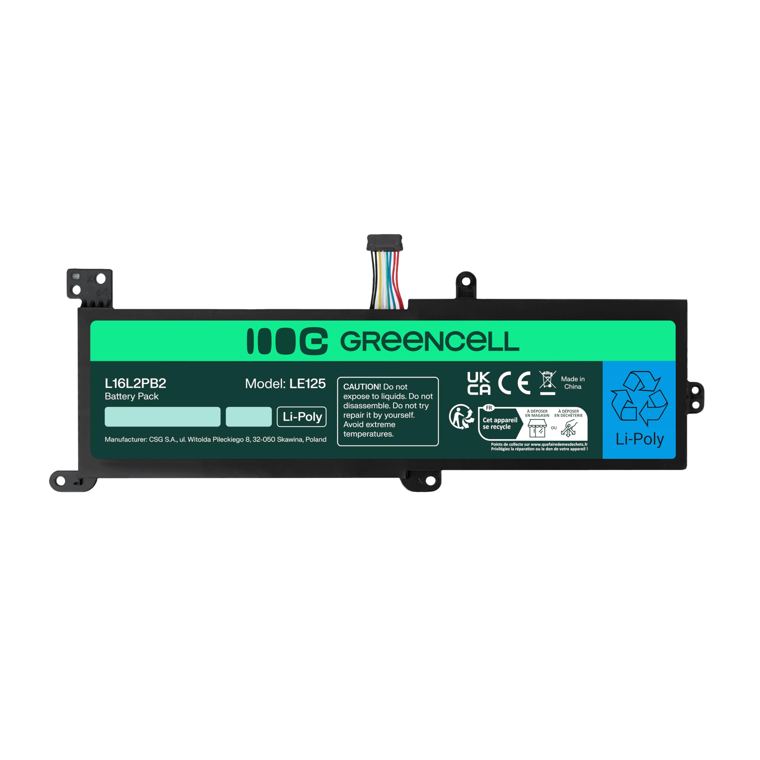 Green Cell Batteria Lenovo L16M2PB1 L16M2PB2 L16C2PB2 L16L2PB2 per Lenovo IdeaPad 320-15IAP 320-15IKB 320-15ISK 320-17IKB 320-17ISK 320-14IKB 320-15ABR 320-15AST V145-14AST V145-15AST V320-17IKB