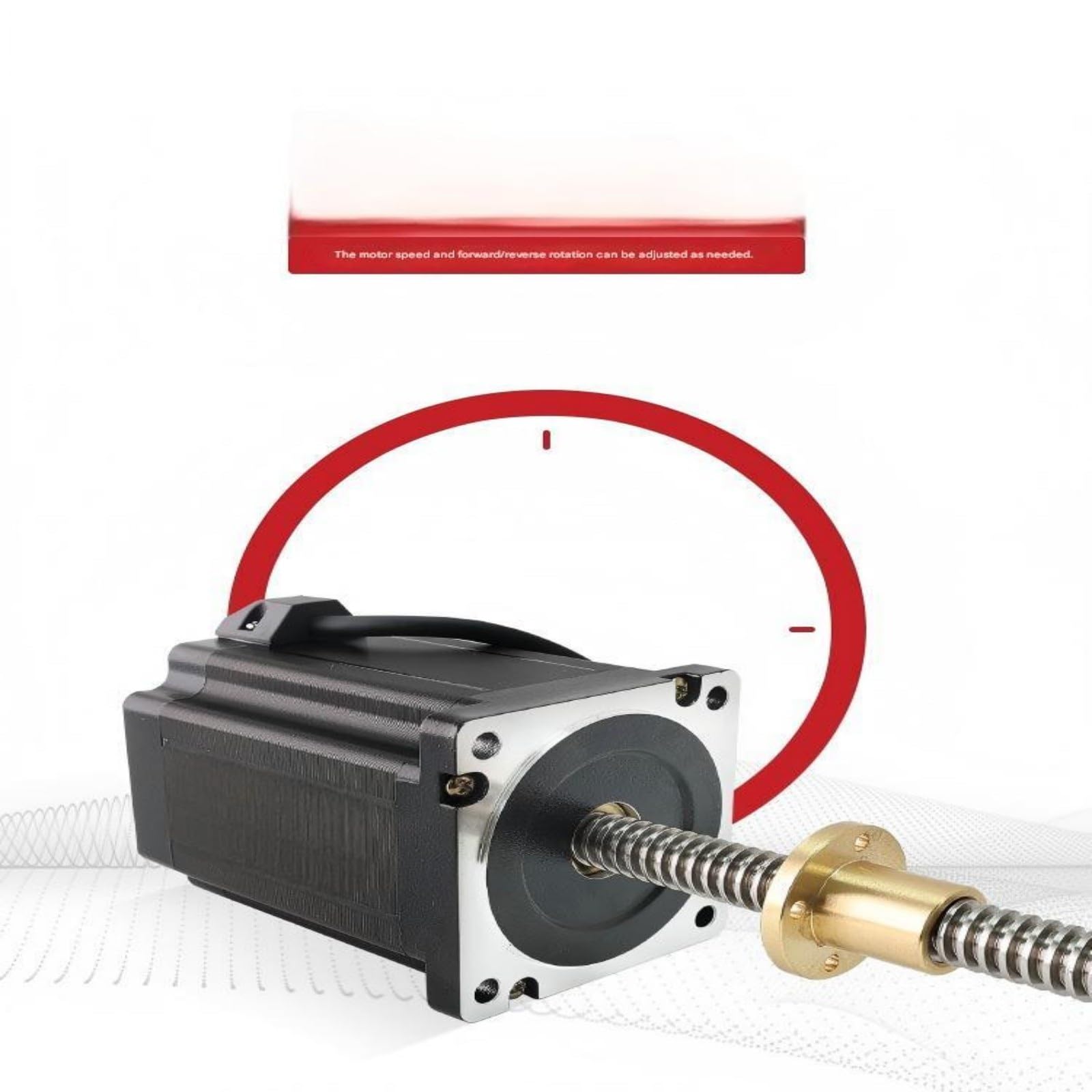 86 Linearer Leitspindel-Schrittmotor NEMA34 98 mm Miniatur-Leitspindel-Set mit externem Antrieb, Durchmesser 16 Schrittmotor(Height 98mm 4 Screw Lead)
