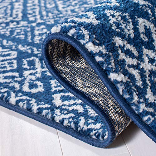 Tapete cuadrado 3' SAFAVIEH estilo boho marroquí miniatura 6