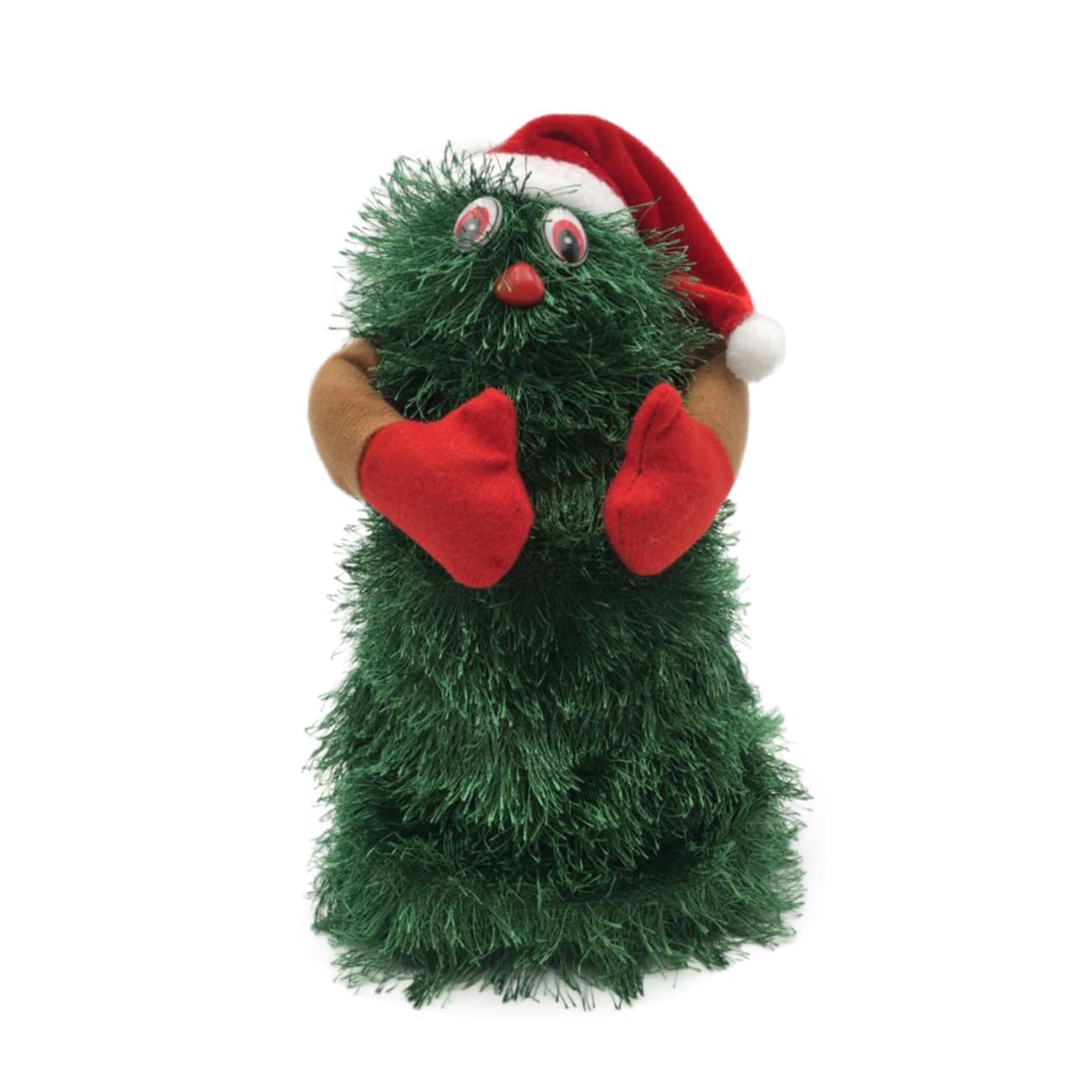 Toyvian Juguete Navideño Papá Noel Adornos Navideños Estatuilla Navideña Árbol De Baile Navideño Muñeca Eléctrica para Girar