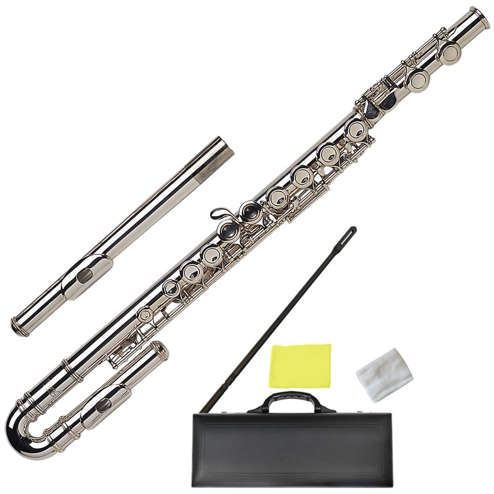 Amazon | Kaerntner ケルントナー フルート KFLU-35/SV (U字頭部管付 