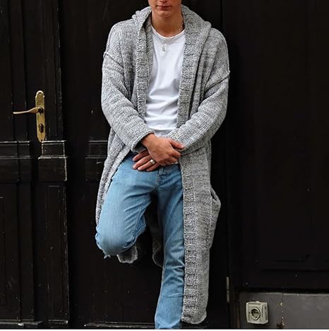 Cardigan Lungo Cardigan A Trecce Uomo Maglioni Da Uomo Invernali