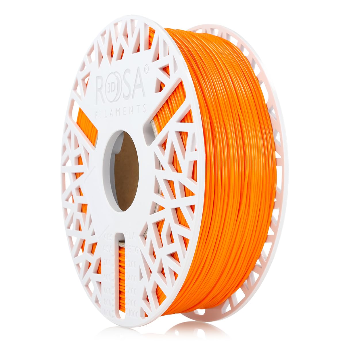 ROSA3D TPU Filament 1.75 mm für 3D Drucker, Orange Spule 1kg, Flex 96A