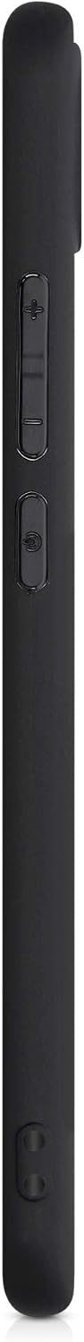 kwmobile Case Compatible with Xiaomi Redmi 9C Case - Soft Slim Protective TPU Silicone Cover - Black Matte