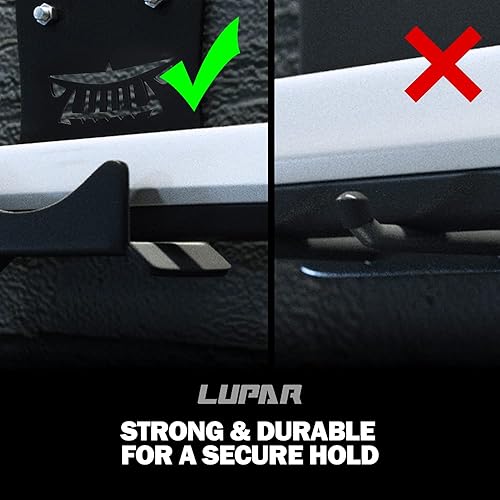Miniatura 10 de Perchas de almacenamiento para puerta compatibles con Jeep soporte de almacenamiento extraíble para puerta con forro de goma compatible con Jeep