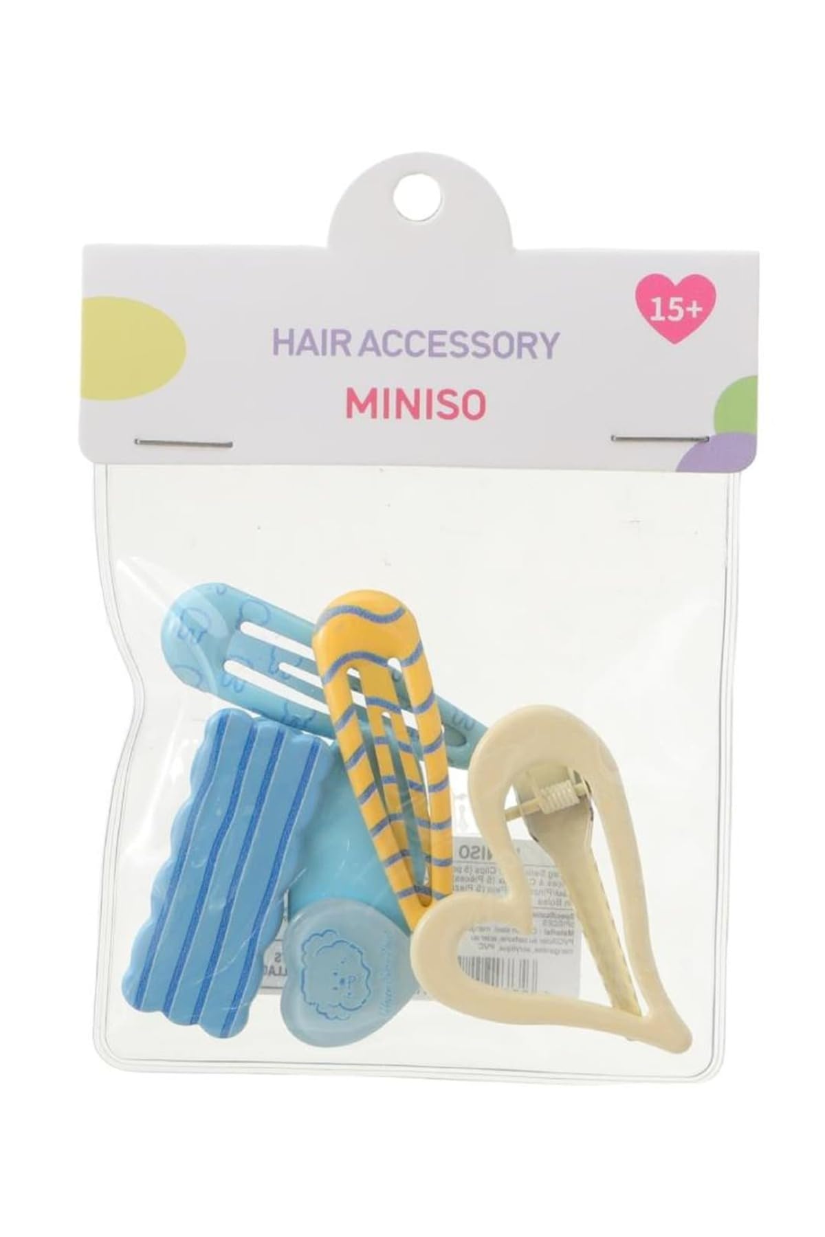 MINISO Kadın Çanta Serisi Saç Tokaları, Tek Ebat, 2023363410109, Çok Renkli