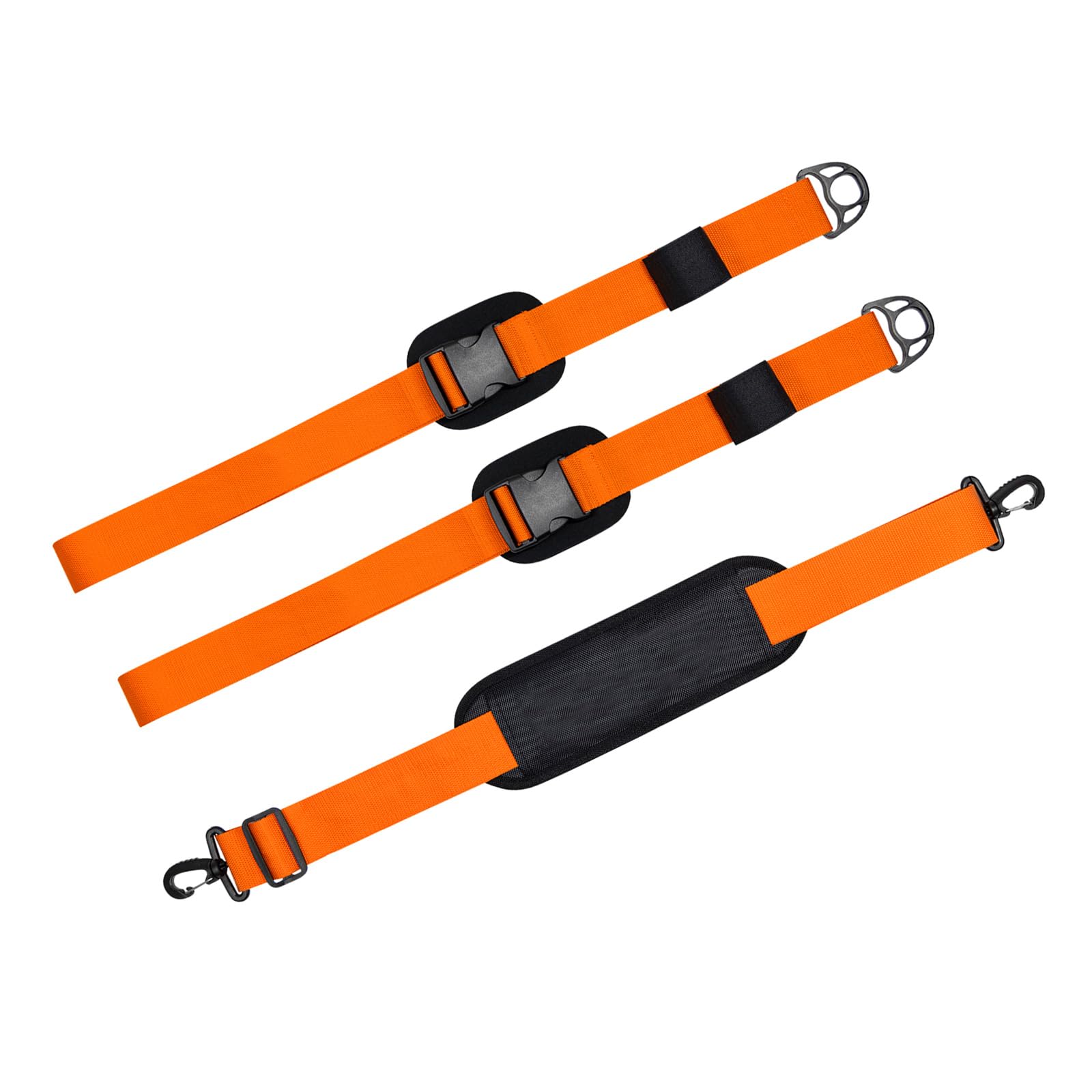 Yupeiukli Orange Paddle Board Carry Strap, Adjustable Surfboard Shoulder Carrying Strap For Paddleboards Surfboard Longboards And Kayaks
