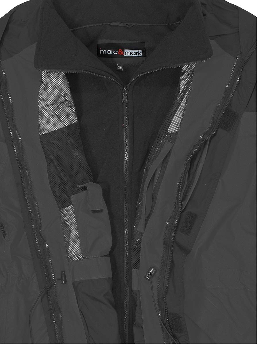 Marc & Mark Davos Veste d'hiver 3 en 1 pour homme