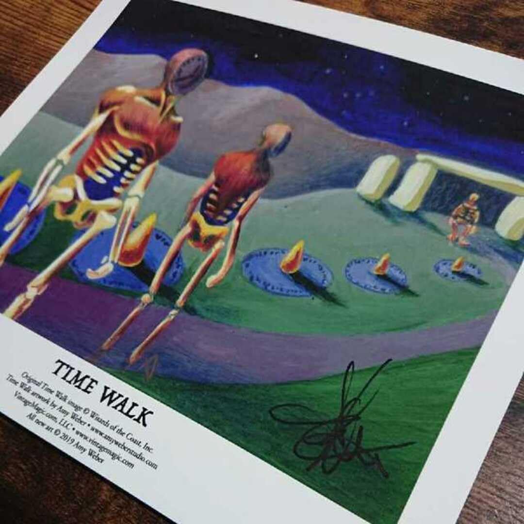 Time Walk/MTG直筆サイン入りアートプリント Time Walk/MTG直筆サイン入りアートプリント