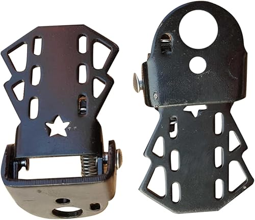 Miniatura 8 de Unomor 4 Pairs Traveling Accessories Folding Bikes foldin Bike Kids Bicycles Lightweight Bike Pedals Kids Bike Pedals Footrest Rear Seat Pedal