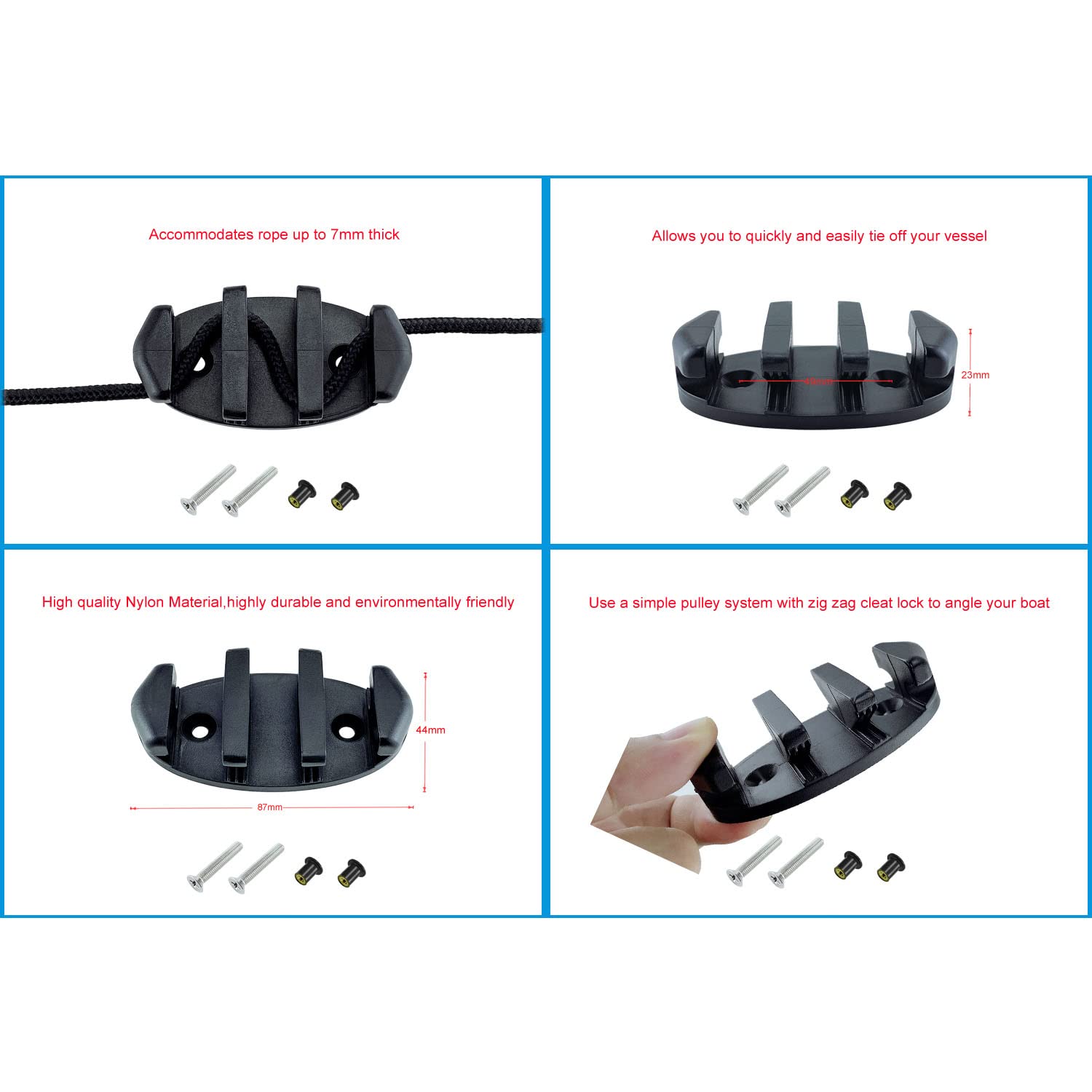 Inflatable Boat Anchor Cleat